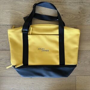 NEW Atley James Bradshaw Travel Tote HeavyYellow Large bag City Beach Girlie